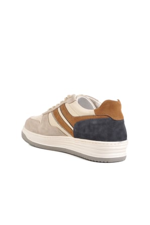 Aspor Bej Hakiki Deri Erkek Sneaker