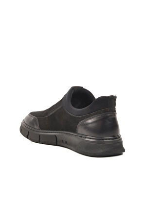 Aspor Siyah Hakiki Deri Erkek Casual Ayakkabı