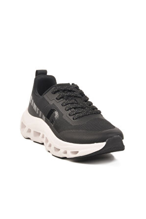 Gamelu Siyah Memory Foam Unisex Spor Ayakkabı