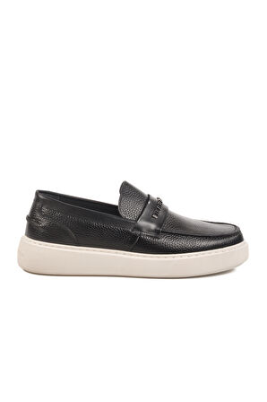 Pierre Cardin Siyah Hakiki Deri Erkek Casual Ayakkabı