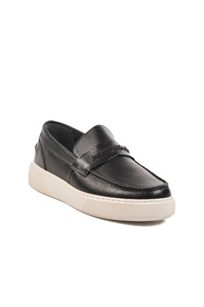 Pierre Cardin Siyah Hakiki Deri Erkek Casual Ayakkabı