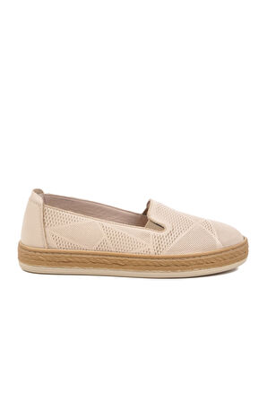 Aspor Bej Hakiki Deri Kadın Casual Ayakkabı