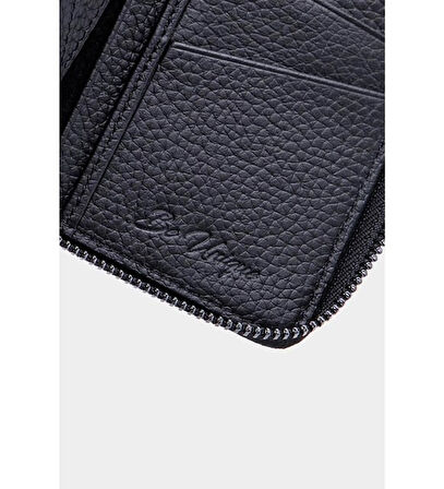 Grande Siyah Hakiki Deri Erkek Cüzdan