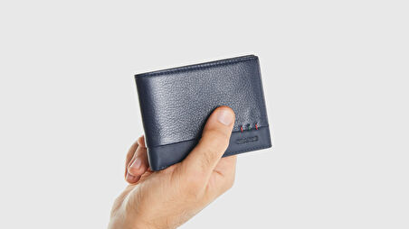 Grande Siyah Hakiki Deri Erkek Cüzdan