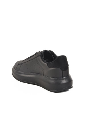 Aspor Siyah Bağcıklı Kadın Sneaker