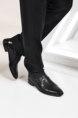 Pierre Cardin Siyah Hakiki Deri Erkek Klasik Ayakkabı