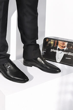 Pierre Cardin Siyah Hakiki Deri Erkek Klasik Ayakkabı