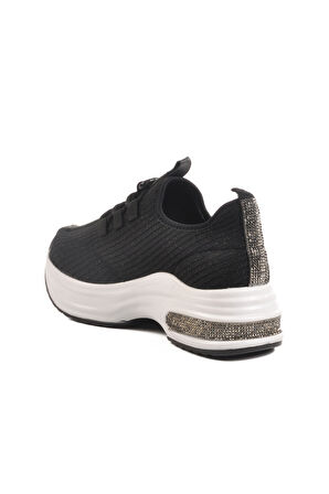 Aspor Siyah Beyaz Kadın Sneaker