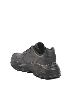 Walkway Siyah Bağcıklı Kadın Spor Ayakkabı