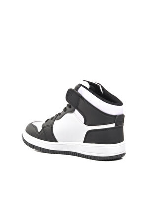 Aspor Siyah Beyaz Erkek Çocuk Hi Sneaker
