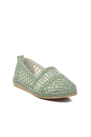 Pierre Cardin Yeşil Triko Kadın Babet