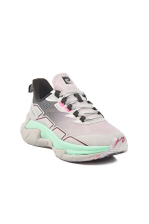 Pierre Cardin Gri Fileli Kadın Spor Ayakkabı