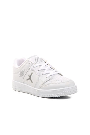 Cool Beyaz Bağcıklı Erkek Çocuk Sneaker