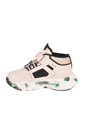 Pepino Krem Cırtlı Erkek Bebek Spor Ayakkabı