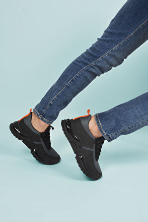 Walkway Füme Bağcıklı Erkek Spor Ayakkabı