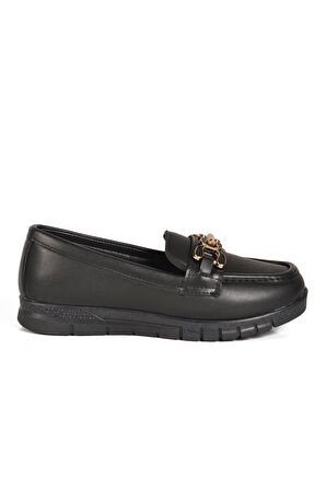 Aspor Siyah Kadın Casual Ayakkabı