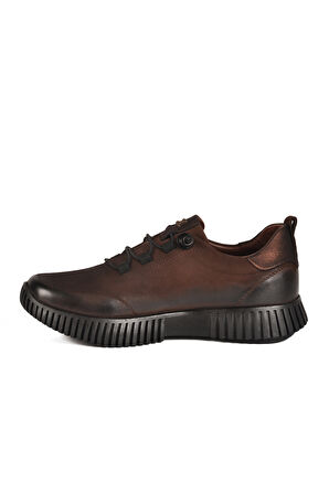 Venüs Kahve Nubuk Hakiki Deri Kadın Casual Ayakkabı