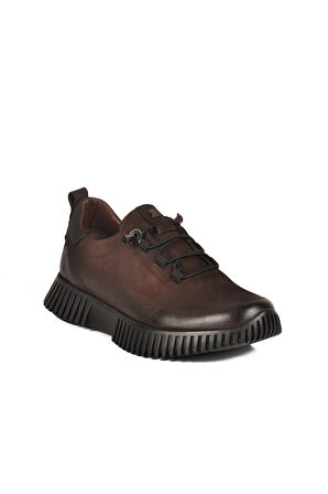 Venüs Kahve Nubuk Hakiki Deri Kadın Casual Ayakkabı