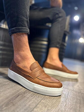 Pabucmarketi Erkek Günlük Klasik Ayakkabı Taba