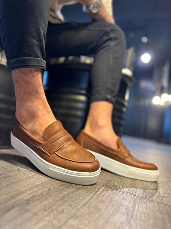 Pabucmarketi Erkek Günlük Klasik Ayakkabı Taba