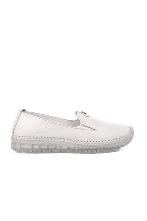 Voyager Beyaz Kadın Düz Rahat Günlük Ayakkabı