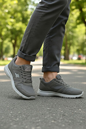 Aspor Füme Bağcıklı Erkek Spor Ayakkabı