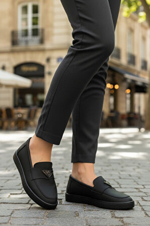 Aspor Siyah Kadın Casual Ayakkabı