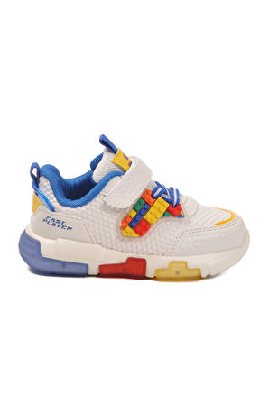 Cool Saks Cırtlı Işıklı Erkek Bebek Spor Ayakkabı