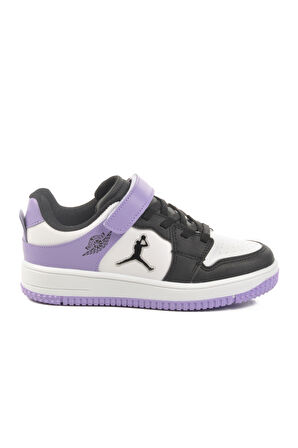 Aspor Mor Cırtlı Kız Çocuk Sneaker