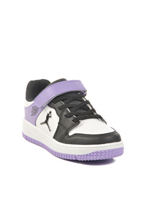 Aspor Mor Cırtlı Kız Çocuk Sneaker