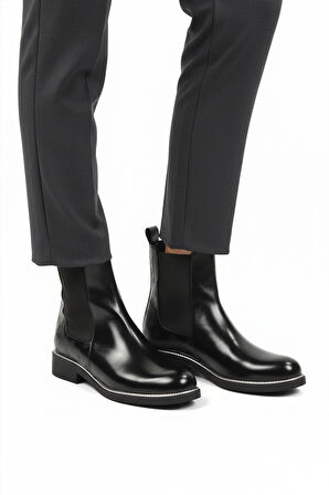 Pierre Cardin Siyah Kürklü Kadın Topuklu Bot