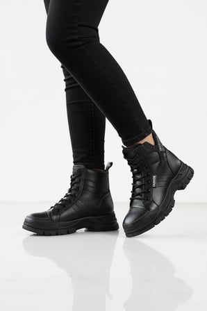 Guja Siyah İçi Polarlı Kadın Sneaker Bot