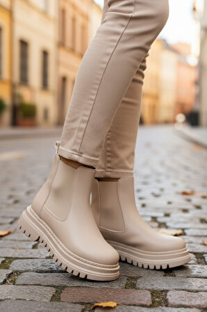 Aspor Bej Kürklü Kadın Chelsea Bot