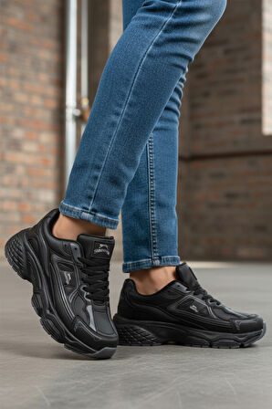 Slazenger Siyah Bağcıklı Unisex Spor Ayakkabı