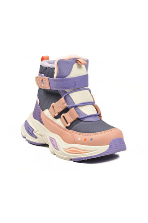 Pepino Pudra Cırtlı İçi Polarlı Kız Çocuk Sneaker Bot