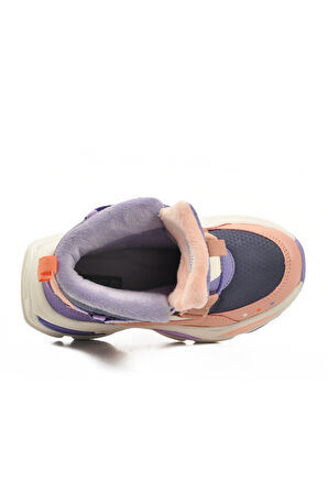 Pepino Pudra Cırtlı İçi Polarlı Kız Çocuk Sneaker Bot