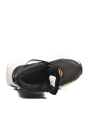 Pepino Siyah Cırtlı İçi Polarlı Erkek Çocuk Sneaker Bot