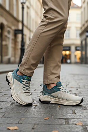 Slazenger Beyaz Yeşil Erkek Spor Ayakkabı