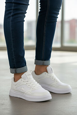 Slazenger Beyaz Bağcıklı Unisex Spor Ayakkabı