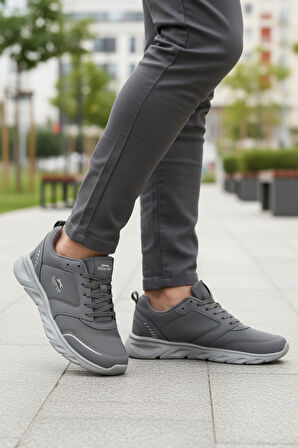 Slazenger Füme Bağcıklı Erkek Spor Ayakkabı