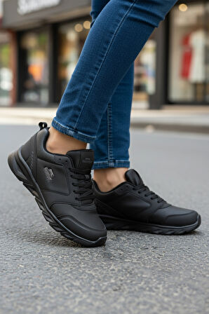 Slazenger Siyah Bağcıklı Unisex Spor Ayakkabı