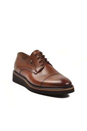 Fosco Taba Hakiki Deri Erkek Klasik Ayakkabı