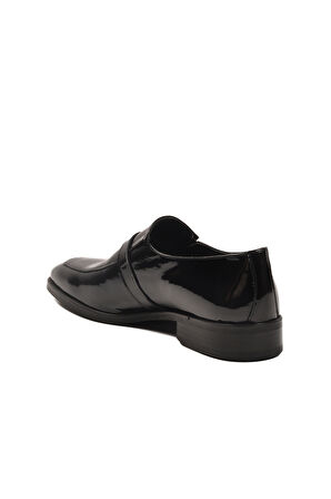 Fosco Siyah Rugan Hakiki Deri Erkek Klasik Ayakkabı