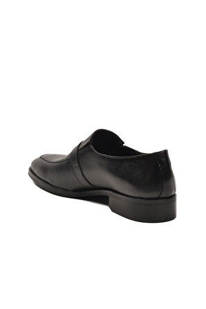 Fosco Siyah Hakiki Deri Erkek Klasik Ayakkabı