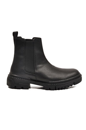 Aspor Siyah İçi Polarlı Erkek Chelsea Bot