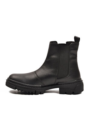 Aspor Siyah İçi Polarlı Erkek Chelsea Bot
