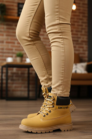 Conteyner Camel Nubuk Unisex Worker Bot