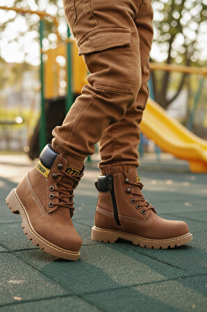 Conteyner Tarçın Nubuk Erkek Çocuk Worker Bot