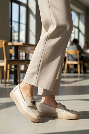 Aspor Bej Kadın Casual Ayakkabı