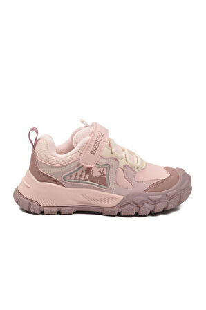 Marcokids Pudra Cırtlı Kız Çocuk Spor Ayakkabı